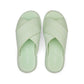 TOMS Mallow Crossover Polyester Blend Women's Mint Slides