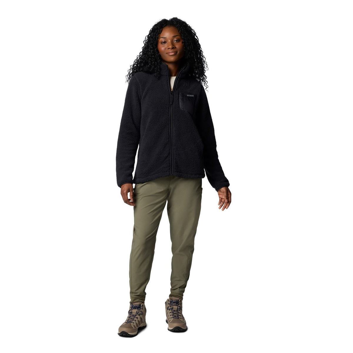 Columbia West Bend Full Zip Women's Black Fleece Jacket