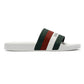 Lambretta Prince Men's White/Green Slides