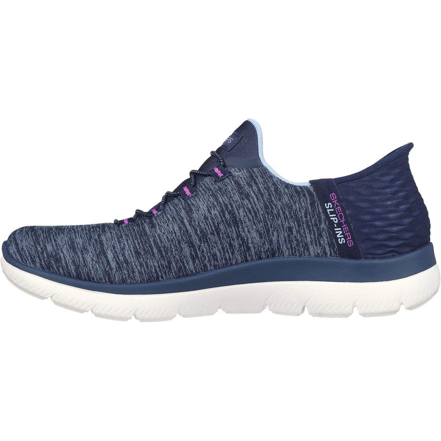 Skechers Women's Summits Dazzling Haze Shoes in Navy/Purple