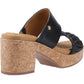 Hush Puppies Poppy Leather Women's Black Sandals