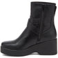 Rocket Dog Jimmy Bangor Polyurethane Women's Black Heeled Ankle Boots
