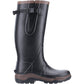 Cotswold Compass Synthetic Rubber Wellington in Black