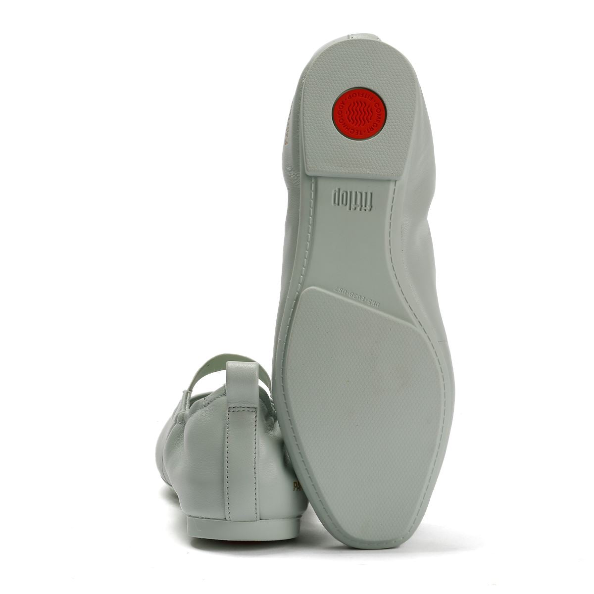FitFlop X Pantone Delicato Mary Jane Leather Women's Aqua Shoes