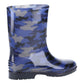 Cotswold PVC PVC Junior Navy Camo Wellington Boots
