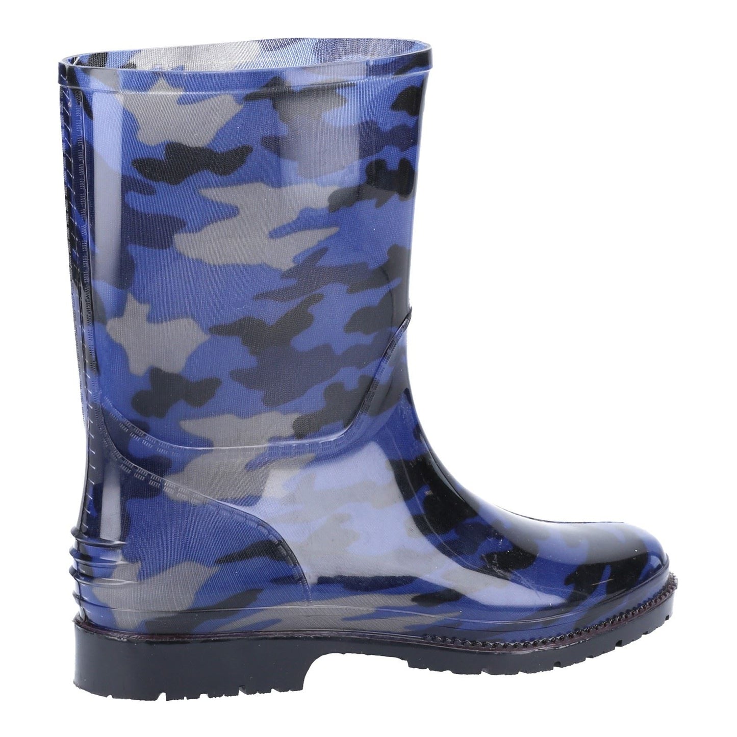 Cotswold PVC PVC Junior Navy Camo Wellington Boots