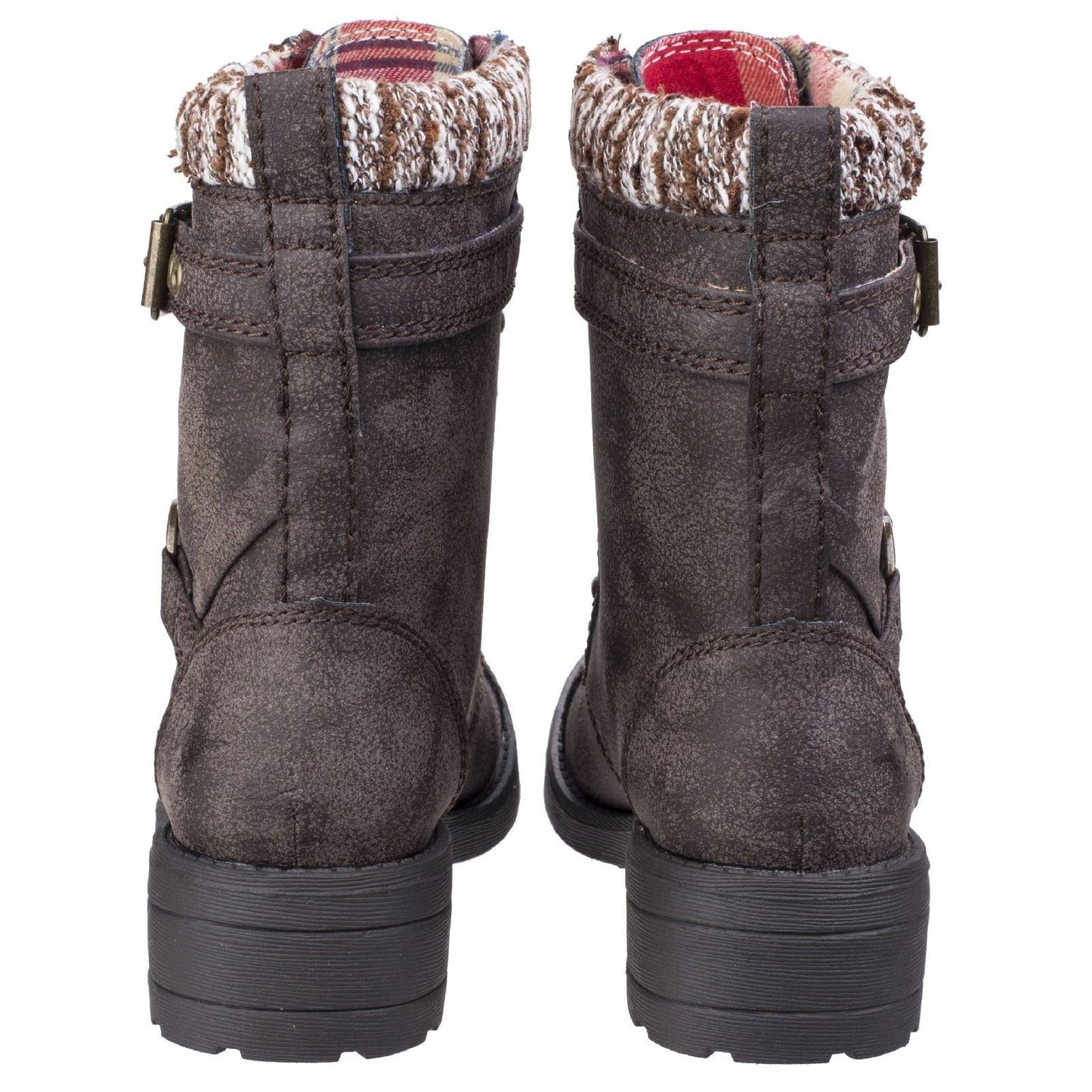 Rocket Dog Women's Thunder Galaxy Biker Boot in Brown Galaxy