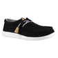 HEYDUDE Unisex Wally Craft Suede Shoe in Black