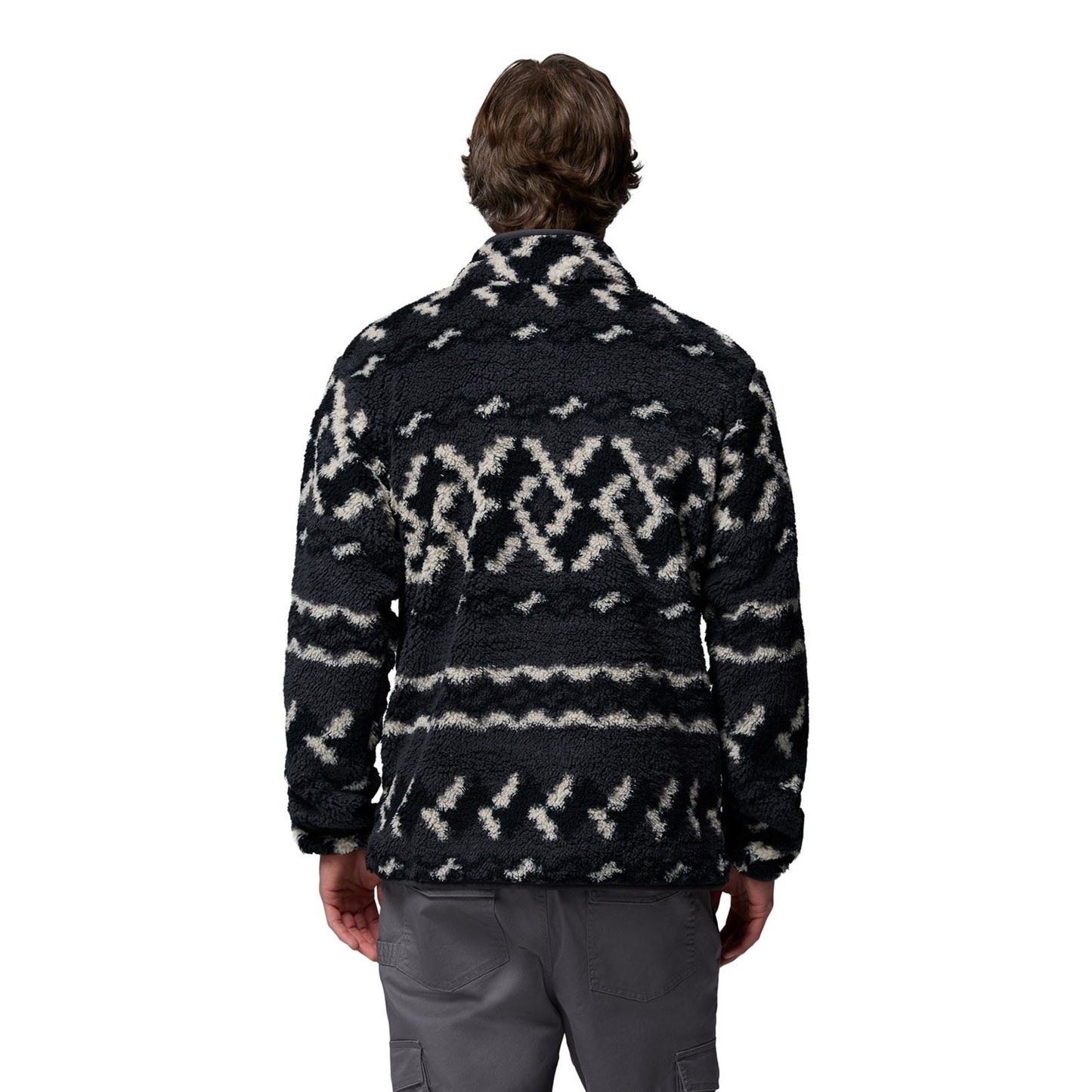Columbia Rugged Ridge High Pile Half Zip Men's Black Fleece Pullover
