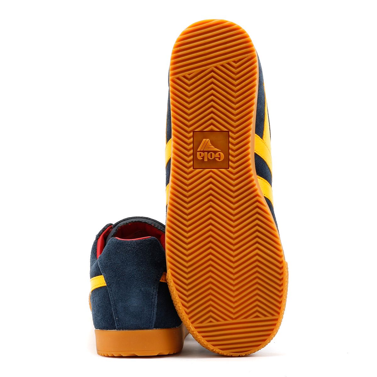 Gola Harrier Suede Women's Navy/Sun Trainers
