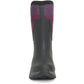 Muck Boots Women's Arctic Sport Mid Wellington Boots in Black/Magenta