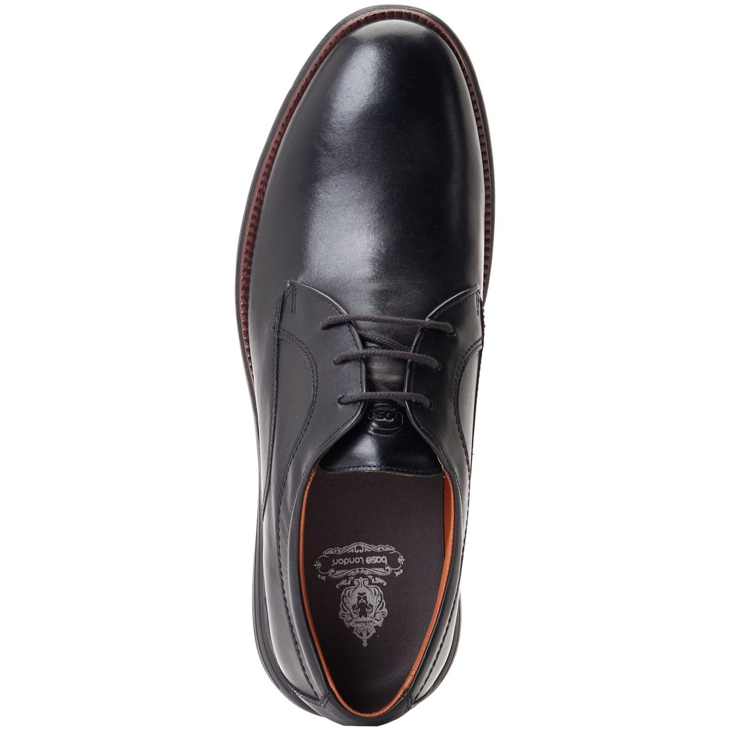 Base London Men's Wing Derby in Black