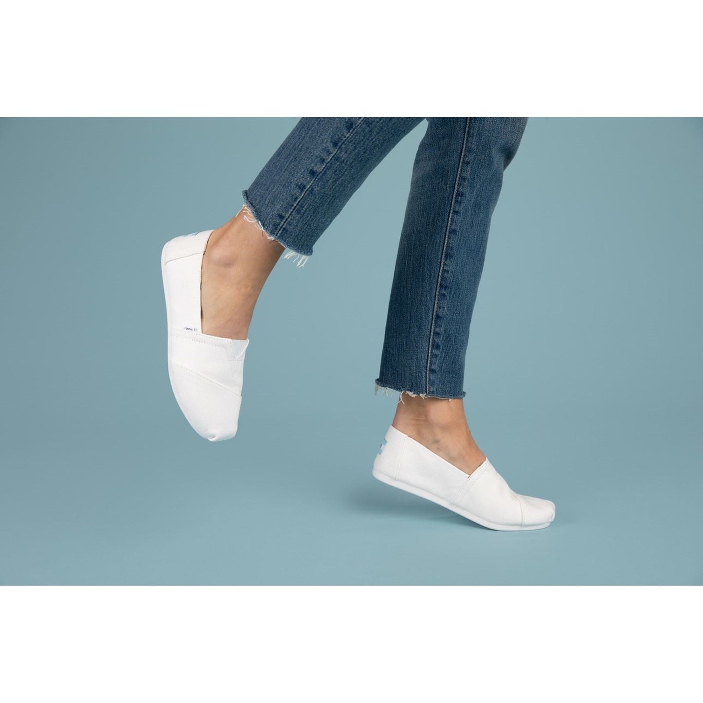 TOMS Women's Alpargata Shoes in White