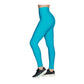Skechers Performance GOFLEX Rib Nylon Women's Blue Sports Leggings