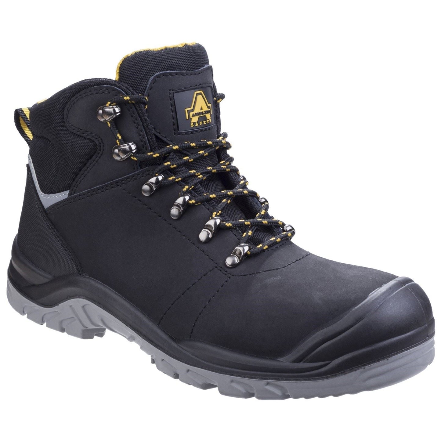 Amblers Safety Unisex AS252 Lightweight Water Resistant Leather Safety Boot in Black