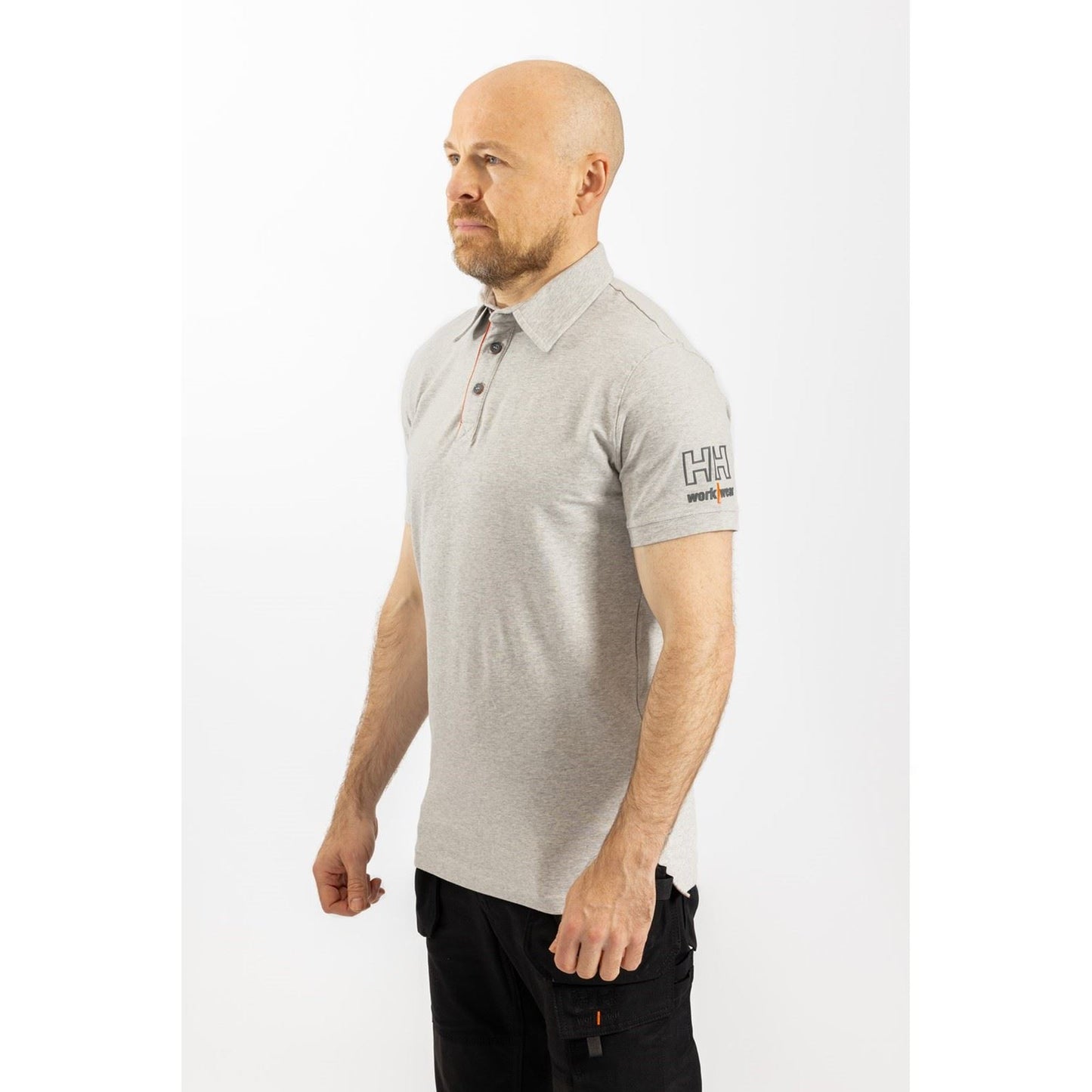Helly Hansen Workwear Men's Kensington Polo in Grey Melange