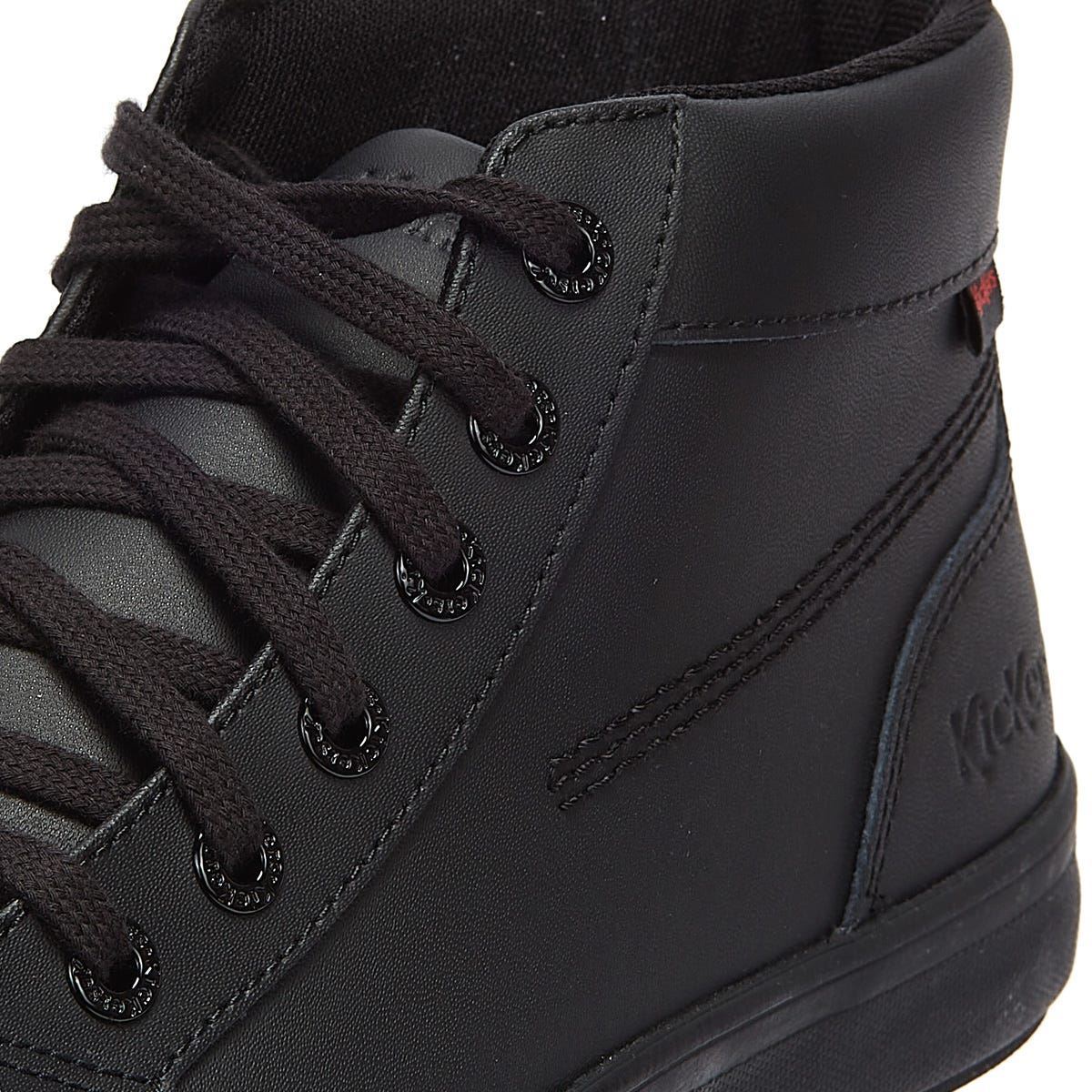 Kickers Tovni Hi Leather Mens Black Shoes - 116225