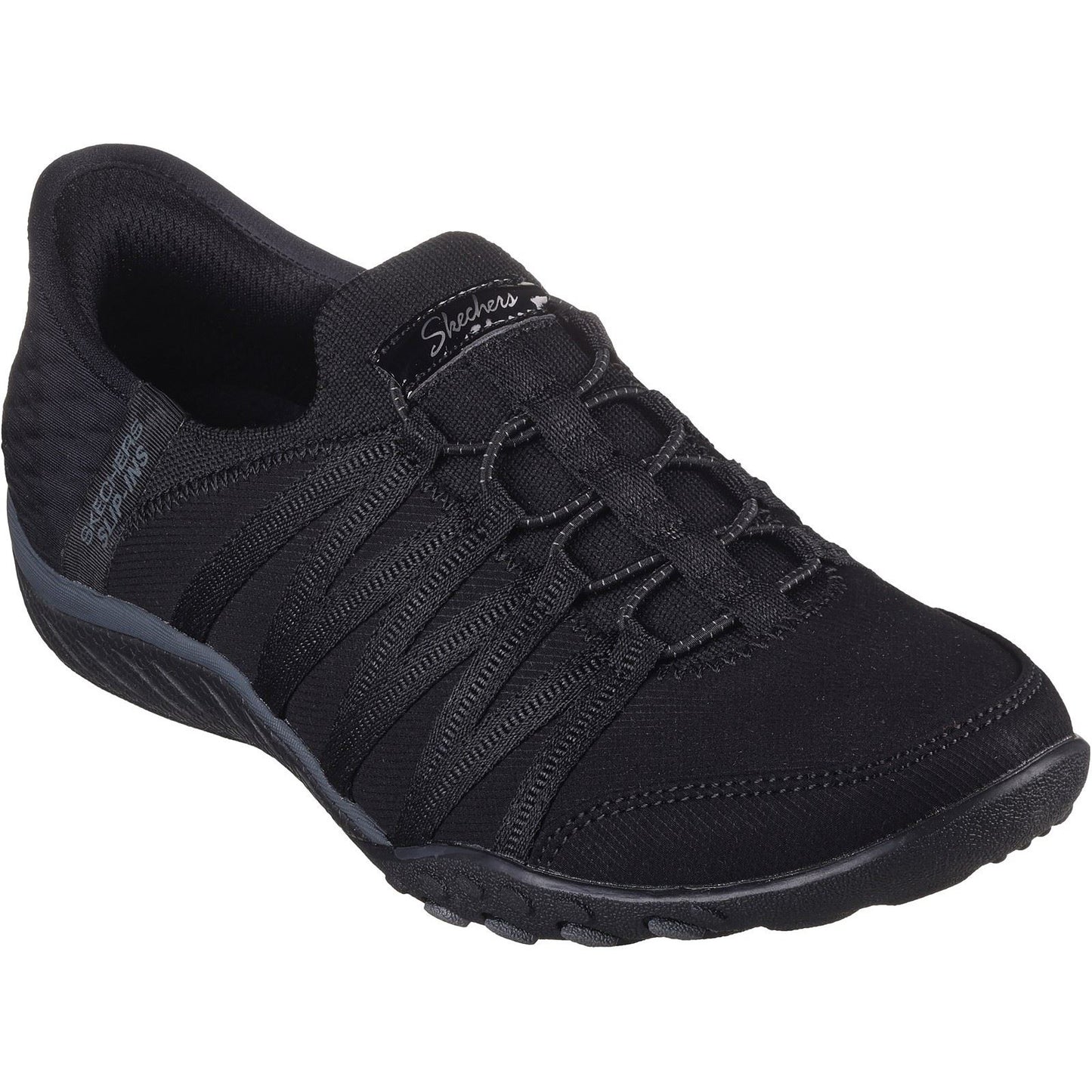 Skechers Women's Breathe-Easy - Roll-With-Me Shoe in Black