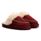 Osprey London The Celeste Suede Women's Merlot Slippers