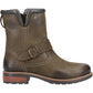 Cotswold Kinsham Leather Women's Khaki Winter Mid Calf Boots