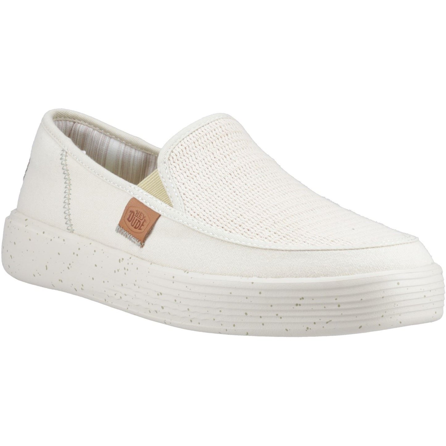 HEYDUDE Men's Sunapee Coastline Shoe in Bone