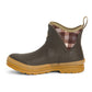 Muck Boots Women's Originals Ankle Wellingtons in Brown/Plaid/Gum