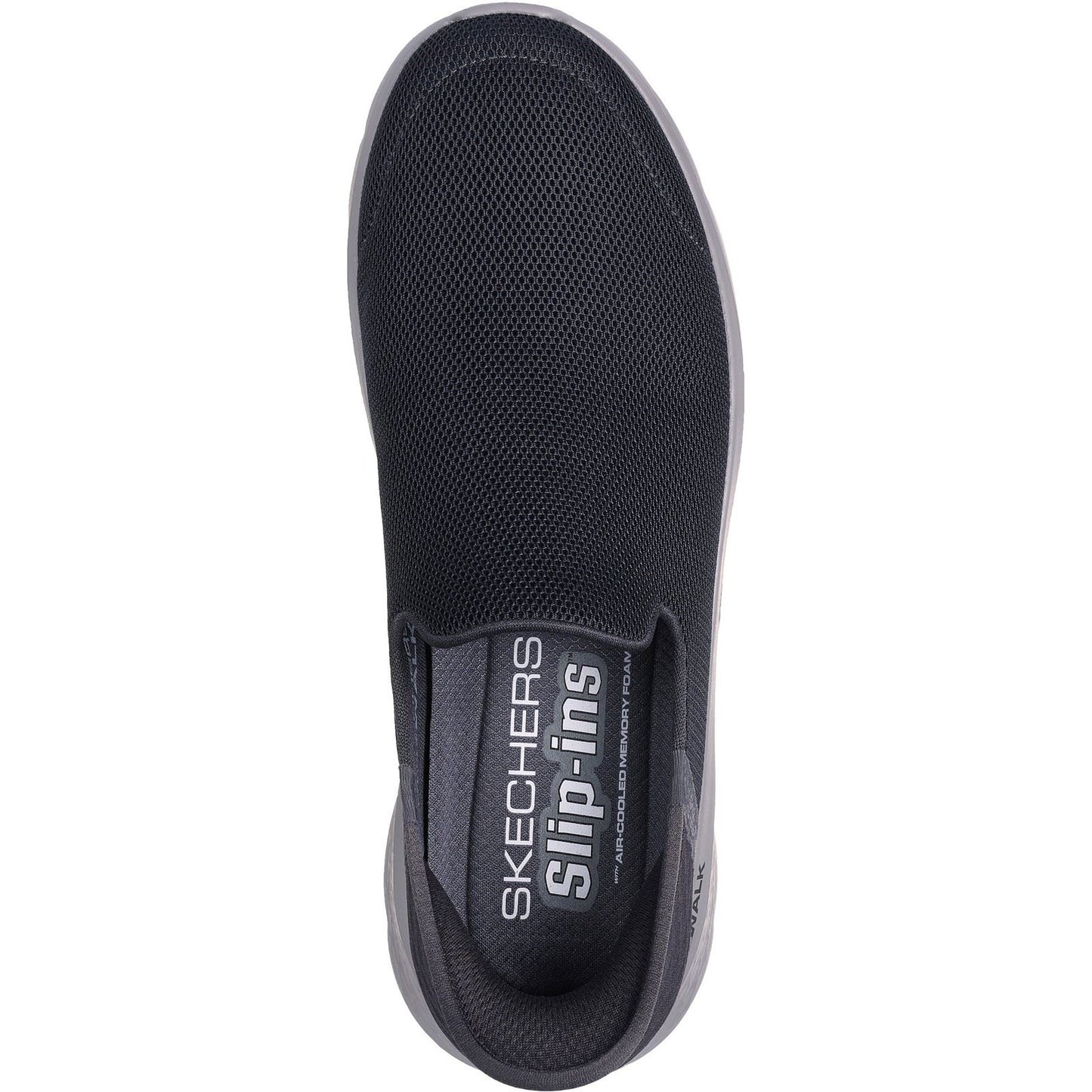 Skechers Men's Go Walk Flex No Hands Shoes in Dark Grey
