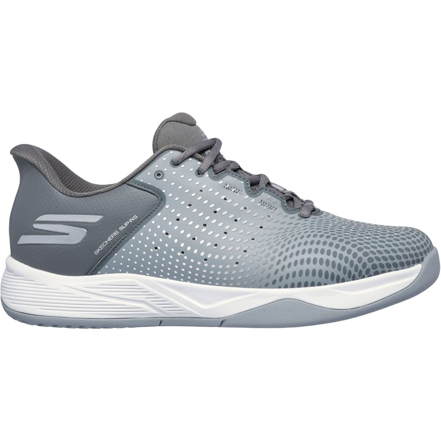 Skechers Performance Slip-ins Relaxed Fit Viper Court Reload Polyurethane Men's Grey/Charcoal Trainers
