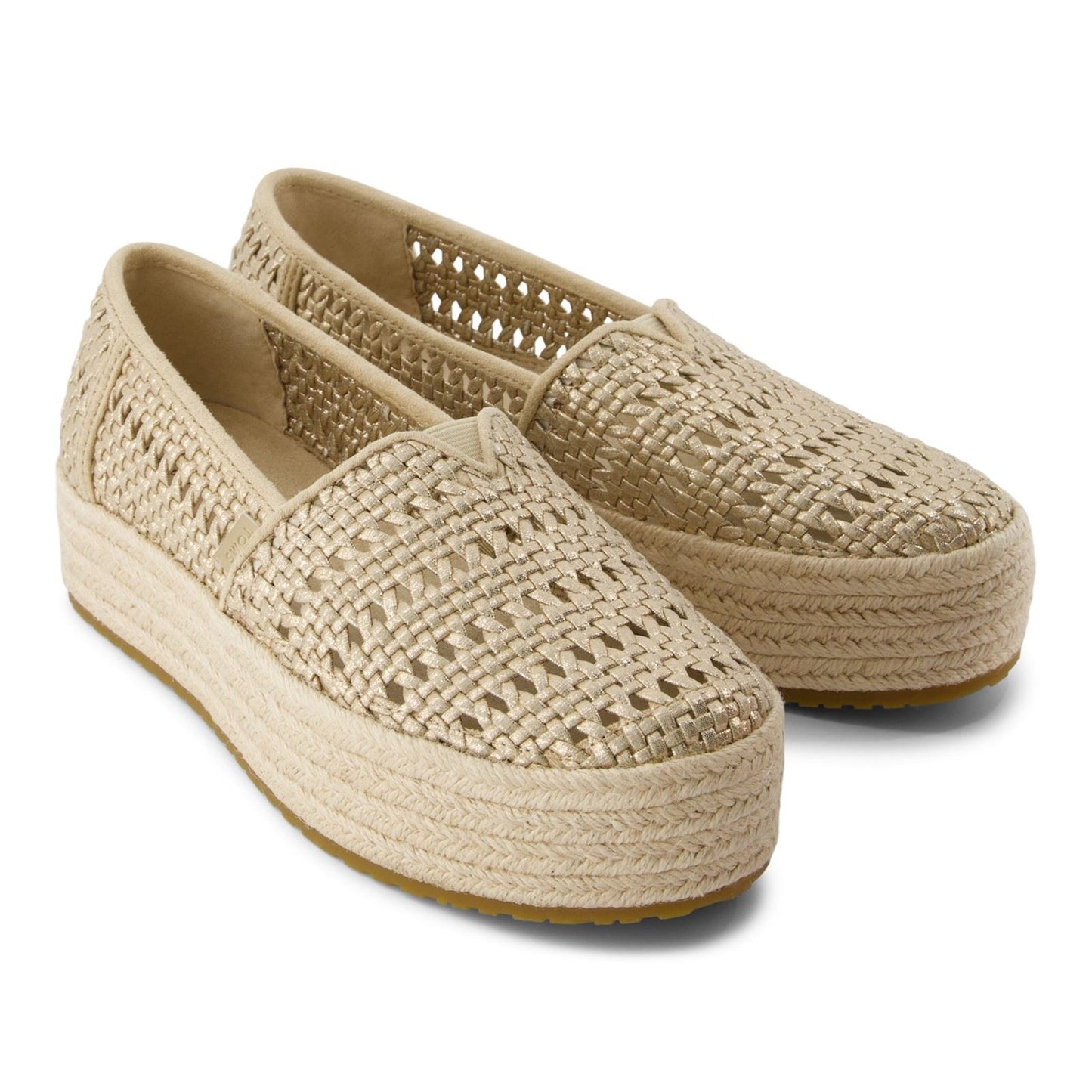 TOMS Valencia Textile Women's Champagne Shoes