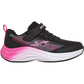 Skechers Elite Sport Pulse Girl's Black/Hot Pink Trainers