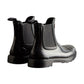 Hunter Women's Commando Gloss Chelsea Boots in Black