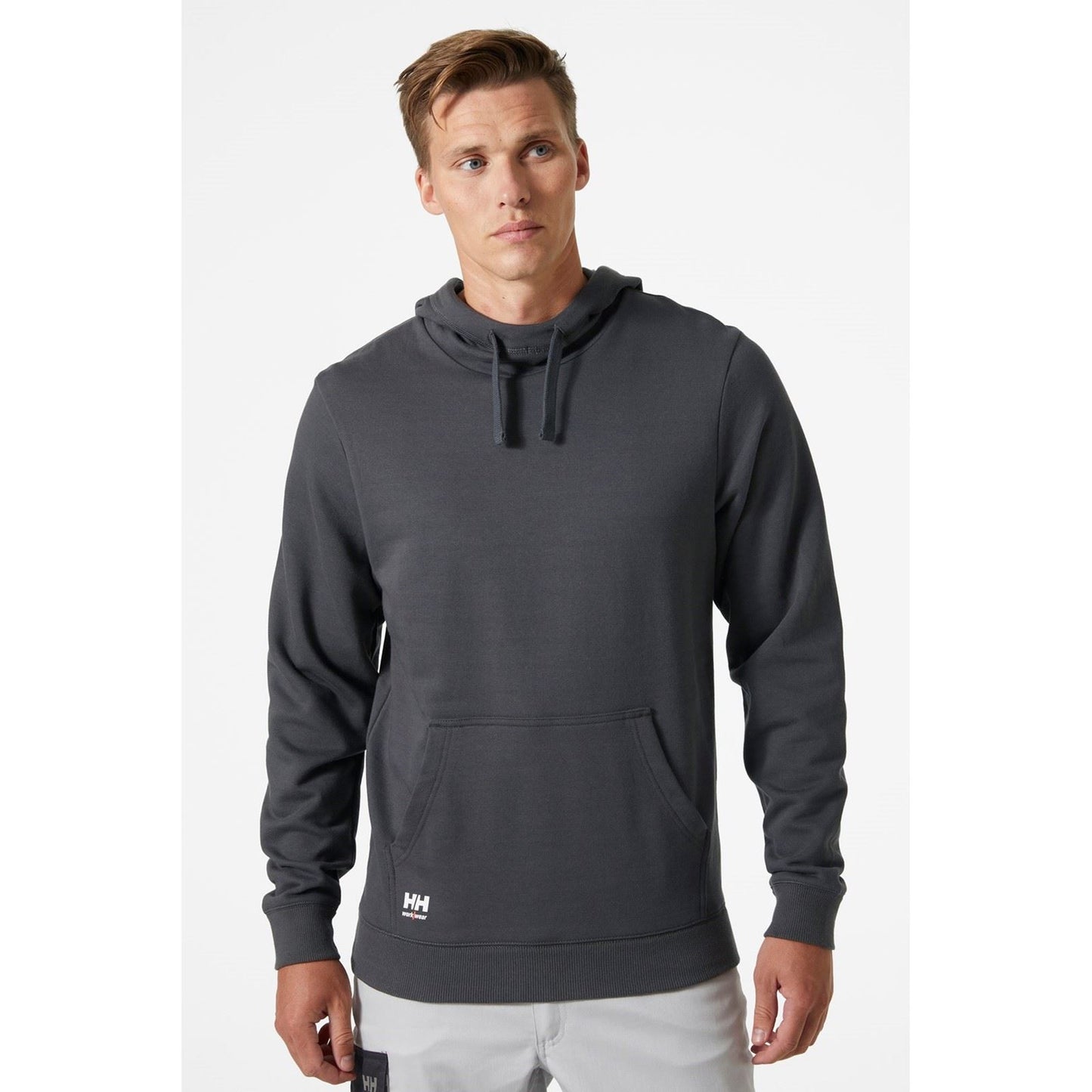 Helly Hansen Workwear Men's Classic Hoodie in Dark Grey