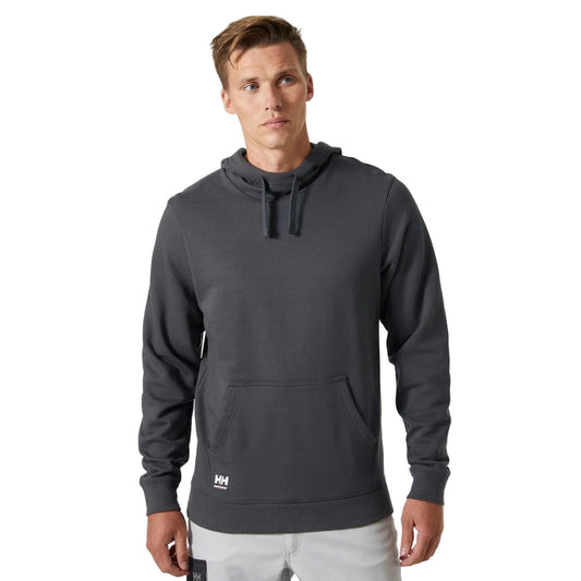 Helly Hansen Workwear Men's Classic Hoodie in Dark Grey