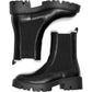 ONLY BETTY-9 WARM LINED Polyurethane Women's Black Heeled Ankle Boots