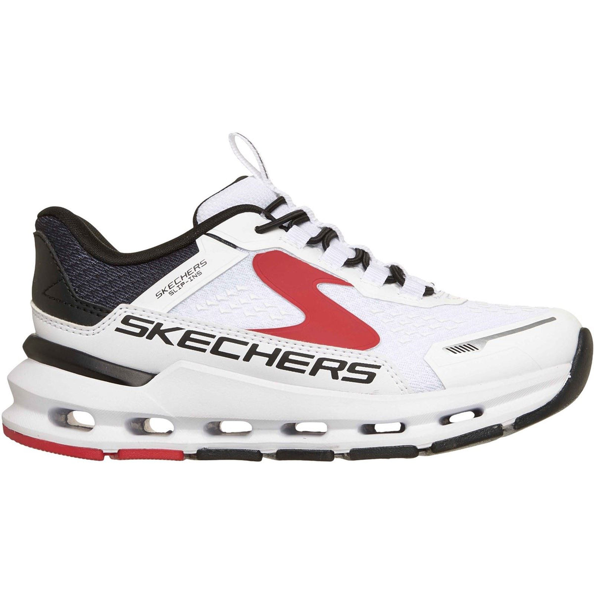 Skechers Glide-Step Plus Vista-Lane Polyurethane Boy's White/Black/Red Trainers
