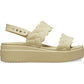 Crocs Brooklyn Woven Thermoplastic Women's Chai Sandals