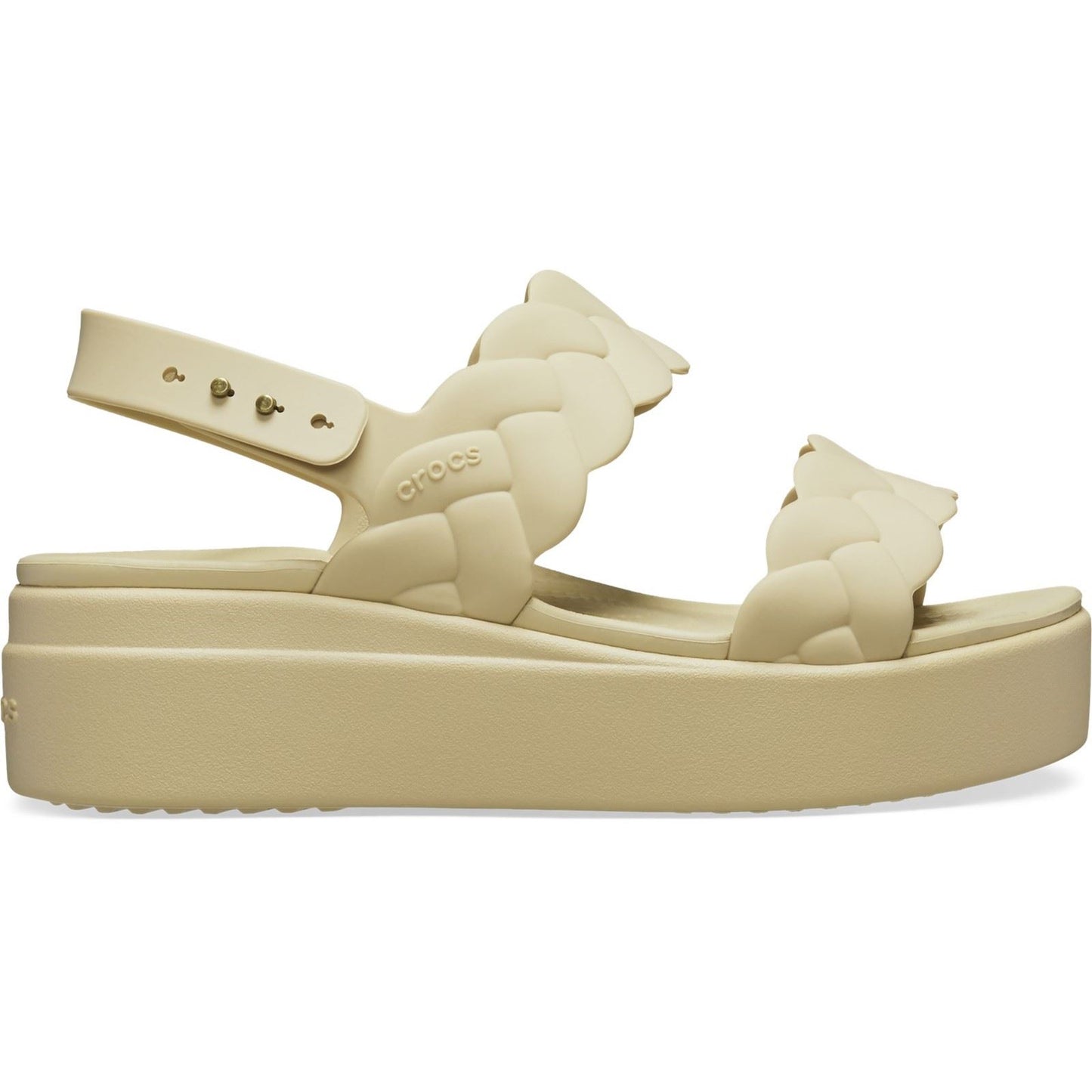 Crocs Brooklyn Woven Thermoplastic Women's Chai Sandals
