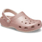Crocs Unisex Classic Glitter Clog in Quartz