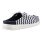 HEYDUDE Wendy Slip Terry Stripe Polyester Women's Navy Blazer/Egret Mules