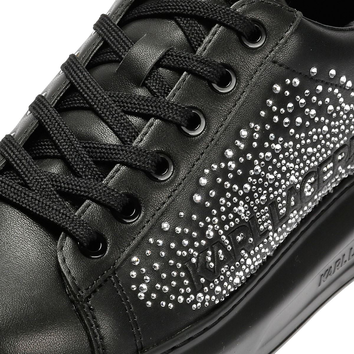 Karl Lagerfeld Kapri Konstellation Leather Women's Black/Silver Trainers