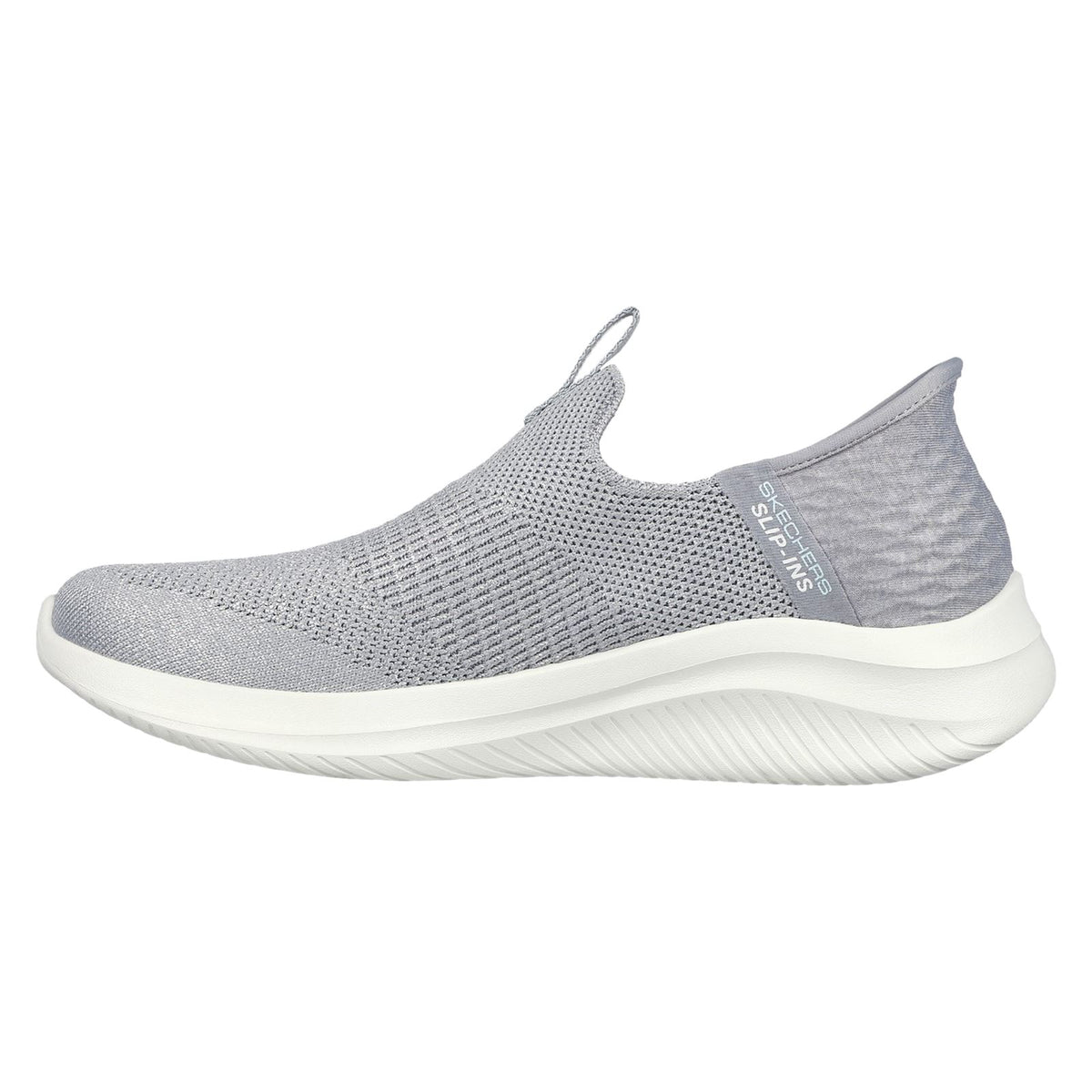 Skechers Women's Ultra Flex 3.0 Smooth Step Shoes in Light Grey