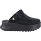 HEYDUDE Delray Suede Women's Black Clogs