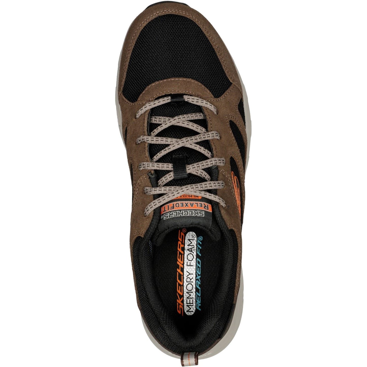 Skechers Men's Oak Canyon Sunfair Trekking Low Cut in Brown/Black