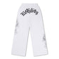 Ed Hardy Gothic Dragon Stone Wash Women's White Joggers