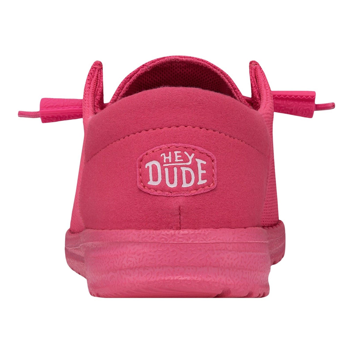 HEYDUDE Wendy Funk Mono Polyester Women's Electric Pink Moccasins Shoes