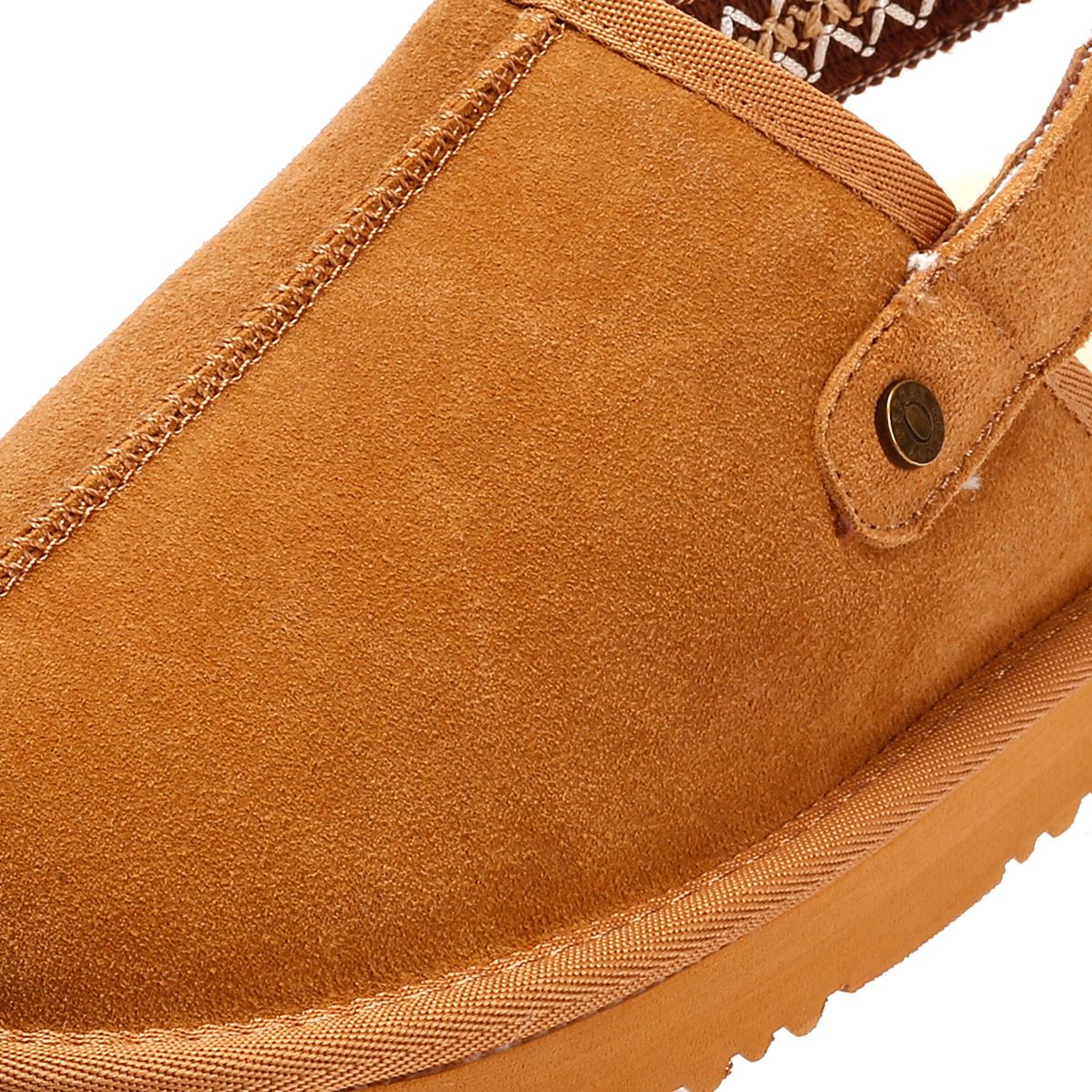 Osprey London The Constellation Suede Women's Tan Slippers
