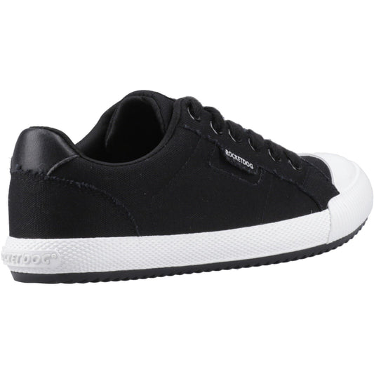 Rocket Dog Cheery Low Cotton Women's Black Trainers