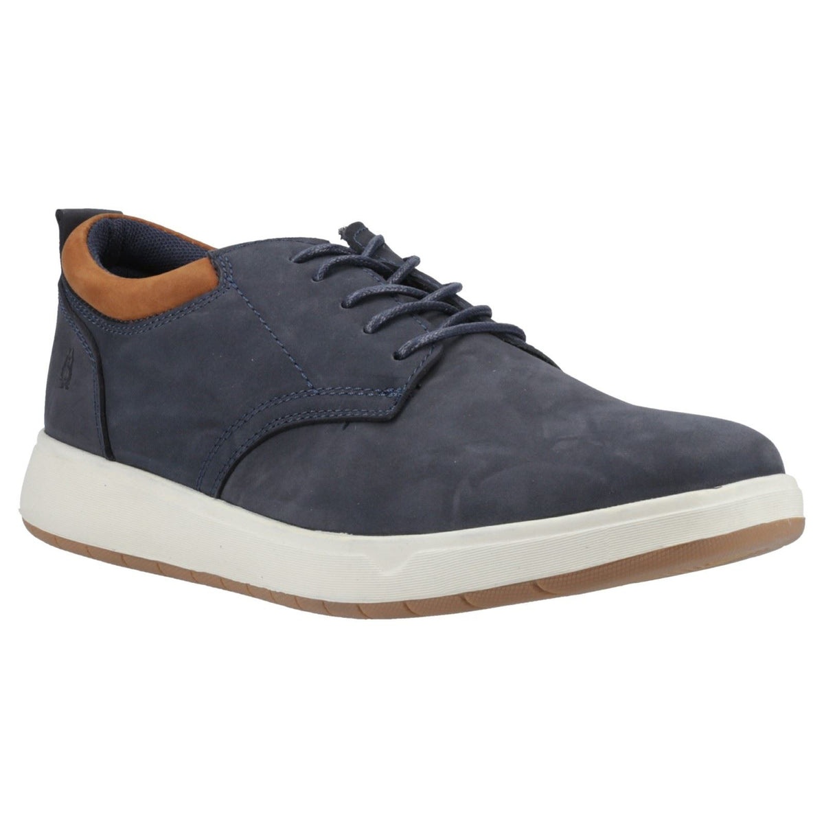 Hush Puppies Bowen Leather Men's Navy Lace-Up Shoes
