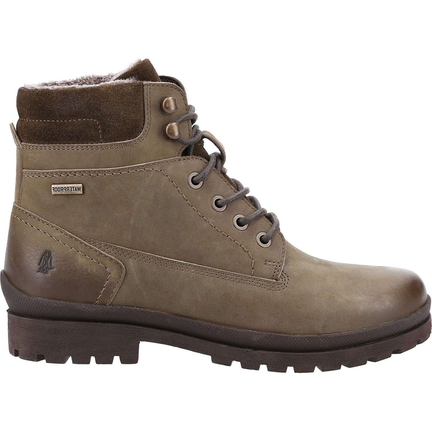 Hush Puppies Women's Annay Mid Boots in Khaki