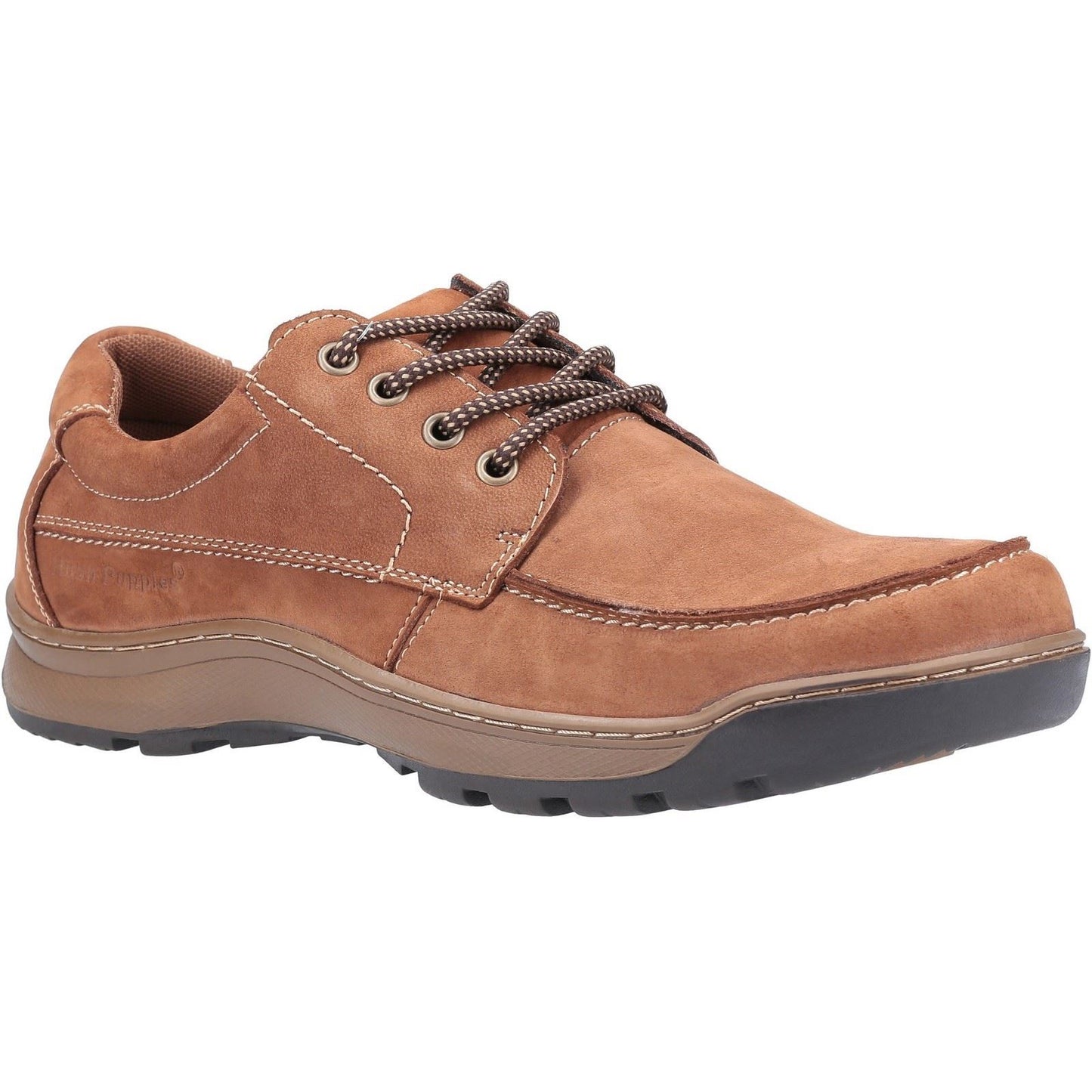 Hush Puppies Men's Tucker Lace Shoe in Tan Nubuck